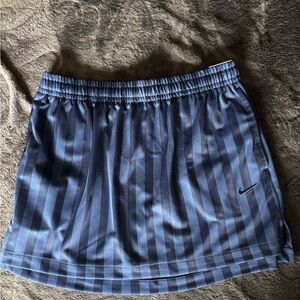 Nike Women's Navy Striped Mini Skirt